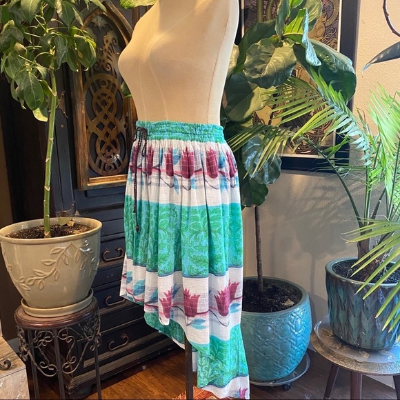 Free People Floral boho swingy skirt - Picture 13 of 16